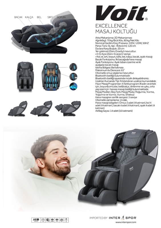 Picture of Voit Excellence Masaj Koltuğu