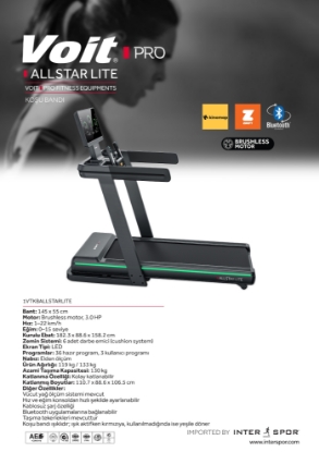 Picture of VOİT - PRO ALL STAR LİTE KOŞU BANDI